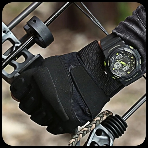 Unisex half finger outdoor activity gloves military hunting workout biking glove - Picture 3 of 8